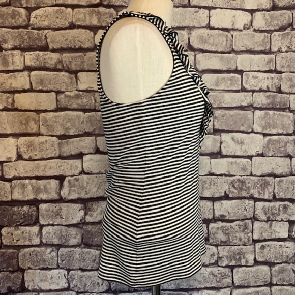 White House Black Market Striped Sleeveless Top - Picture 5 of 8